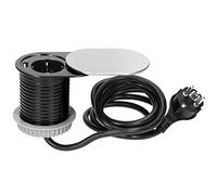 Orno AE-13124(GS) Enchufe de Mesa con USB 5VDC/2.4A, 3680W, 1.9m Cable