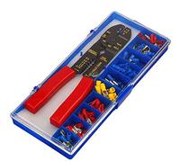 ORNO AE-13136 - Juego de terminales de cable con crimpadora, multicolor