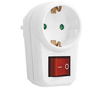 ORNO AE-13188(GS) Enchufe Multiple Conexiones Schuko con 1 Conexiones Schuko con Interruptor