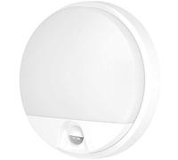 Orno Agat Modern - Lámpara de exterior con detector de movimiento, 4000 K, IP54, 15 W, color blanco