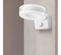 Orno HOWLIT LED Luz Exterior con Sensor de Movimiento Exterior e Interior Control de Intensidad de Luz LUX y Ajuste de Tiempo de Iluminación IK 10 (blanco)