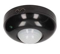 ORNO OR-CR-203 Sensor de Movimiento 360 ° 10-1200 W instalación en Techo infrarrojo Empotrado (Negro)