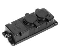 Orno taller enchufe exterior estanco 2 enchufes ip44 230v 16a resisten
