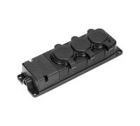 Orno taller enchufe exterior estanco 3 enchufes schuko ip44 230v 16a r