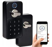 ORNO ZS-854 Cerradura de puerta huella digital Apertura por teléfono Modo de trabajo: Bluetooth/código/lector de huellas dactilares IP44