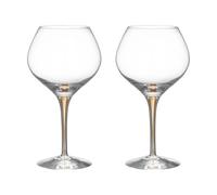 Orrefors 2 Copas vino Intermezzo Bouquet 70 cl Oro