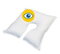 OrtoPrime Almohada Postoperatorio Ocular - Almohada Terapéutica - Cojín Ocular Ortopédico - Cojín Postoperatorio Alta Protección - Almohada Ojos Calidad y Descanso