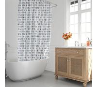 Oryx Hogar Cortina de ducha Matrix Azul 180x200 cm impermeable