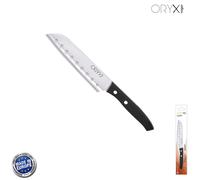 Oryx cuchillo aspen santoku hoja acero inoxidable 17 cm. negro