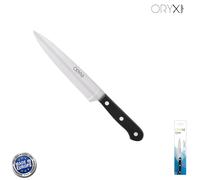 Oryx Hogar - Cuchillo de cocina Grenoble - Hoja acero inoxidable 17 cm - Negro
