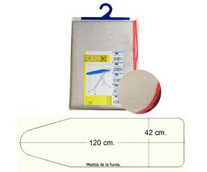 Oryx funda mesa plancha espuma metalizada 120x42 cm.