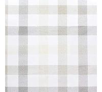 Oryx Hogar Mantel hule rectangular cuadros beis – impermeable antimanchas PVC 140 cm x 20 metros