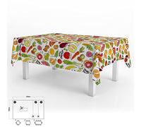 Oryx Hogar - Mantel hule rectangular Frutas Fantasía PVC impermeable 140x250 cm