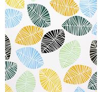 Oryx Hogar – Mantel hule rectangular Hojas Colores – Impermeable antimanchas PVC – 140 cm x 20 m