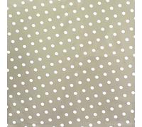 Oryx Hogar Mantel hule rectangular Topos beige PVC impermeable antimanchas 140 cm x 20 m