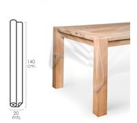 Oryx mantel hule rectangular transparente. impermeable antimanchas pvc