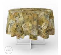 Oryx mantel hule redondo tablones vino impermeable antimanchas pvc Ø