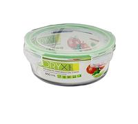 Oryx Hogar – Recipiente hermético de cristal redondo 850 ml Ø 165 x 8 cm