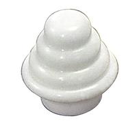 Oryx Hogar Terminal para Barra Exterior Tubo 12 mm Ø Blanco