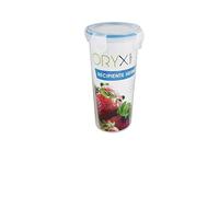 Oryx Hogar Vaso recipiente hermético medidor plástico redondo 600 ml Ø 9 x 18.5 cm