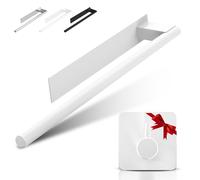 ORZAC® Toallero Adhesivo Blanco Baño Sin Taladro 39 cm, Acero Inoxidable, Barra para Toallas con Adhesivo 3M y Gancho de Regalo
