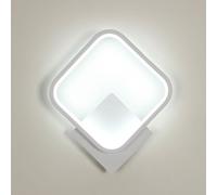 Osairous Lampara de Pared, 17W 1912LM Aplique Pared Interior 6500K, Blanco | Luz de Pared in Acrílico Cuadrado Moderna para Dormitorio, Estudio, Comedor, Pasillo, Escalera,