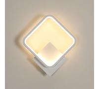 Osairous Lampara de Pared, 17W 1912LM Aplique Pared LED 3000K, Blanco | Luz de Pared Cuadrado Moderna in Acrílico para Dormitorio, Estudio, Comedor, Pasillo, Escalera