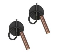 Osairous Lampara de Pared, 2 Piezas Lampara de Lectura, 3000K | Rotación Flexible de 360°, Apliques Pared Interior in Aluminio para Dormitorio Sala de Est