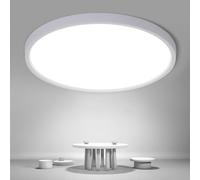 Osairous Lamparas de Techo, Ø40cm 36W Plafon LED Techo, Lampara Techo Dormitorio IP44, 6500k 3980 LM Luz Blanca Fría para Cocina, Dormitorio, Pasillo, Baño, Salón