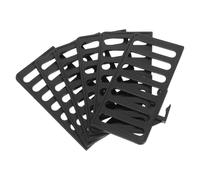 OSALADI 6 Piezas Separador para Zapatero, Separador de Armario, 164x83mm, Plástico Negro, para Baldas y Armarios, Instalación Fácil, para Pisos y Hogar