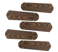 OSALADI Aspas de ventilador de techo recambio 5 piezas, madera, 42 x 12 x 0,5 cm, resistentes a deformación, instalación rápida, para interior