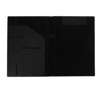 OSALADI Carpeta Magnética A4 para Oficina, Portafolios de Piel Sintética Color Negro Noche, Carpeta Organizadora de Documentos y Archivos, Funda para Material de Oficina, 1 Pieza