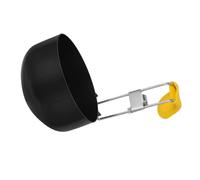OSALADI Escalfador de Huevos Recubrimiento Antiadherente y Resistente al Calor de Acero Inoxidable Redondo Plegable para Uso Doméstico en Cenas y Cocción
