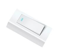 OSALADI Interruptor Pulsador Unipolar Pequeño para Lámpara de Pared, Accionamiento Manual y Diseño Compacto para Uso Diario en Hogar
