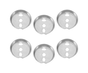 OSALADI Juego de Herrajes para Baño 6 Soportes para Toallero y Portarrollos, Accesorios de Repuesto en Acero Inoxidable Tornillos y Juntas, Montaje en Pared para Colgar Toallas
