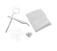 OSALADI Kit de Reparación para Gafas con Tornillos para Gafas Destornillador y Plaquetas Nasales para Recambios y Reparaciones