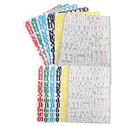 OSALADI Pegatinas de Letras Adhesivas de Vinilo 1 Pulgada, 12 Hojas