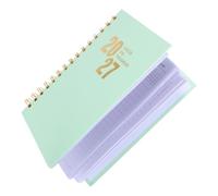 OSALADI Planificador Diario Mensual 2027 en Inglés, Verde, Papel | Profesional y Minimalista, Resistente Tinta, para Actividades y Citas, Uso Escolar y Planificación de Proyectos