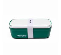 Osama Home Pantone™ - Fiambrera estilo bento Box con divisor interno y válvula de purga - Fiambrera para oficina y universidad - Fiambrera hermética para el almuerzo - 12 x 7 x 20,7 cm, verde oscuro