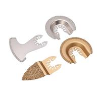 Oscillating Saw Blades Multi Tool Kit 4 Pcs Durable Carbide Blades for