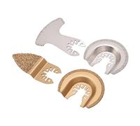 Oscillating Saw Blades Multi Tool Kit 4 Pcs Durable Carbide Blades for