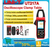 Osciloscopio con Pinza Amperimétrica UNI-T UT217A UT217B con Bluetooth, Medidor de Corriente, Voltaje, Forma de Onda, Frecuencia, Multímetro UT217A