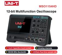 Uni-T Osciloscopio de Alta Resolución MSO1154HD / MSO1254HD-S 4 canales ADC 12 bits