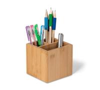 Osco BAM-PPSQ Bamboo Square Pen Pot