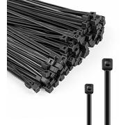 OSDUE 200 Piezas Bridas Nylon Negro UV, 100/200 mm