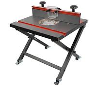 O'SKOOL Mesa de enrutador convertible y plegable con kit de placa de inserción