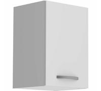 Oslo Mueble alto de 1 puerta + tableta - blanco mate