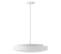OSMONT EDN61214 EDNA P5: Lámpara colgante de vidrio, color blanco, grado de protección IP40, 3000 K, LED de 33 W, compatible con DALI