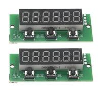 OSNIYAW 0-999999 6 Módulo Contador Digital 5V Indicador LED Rojo Añadir Sustraer Función Memoria, Copia de Seguridad Automática de Datos Almacenamiento Módulo de Conteo para Equipo de Laboratorio