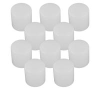 OSOLADY 10 Piezas Tapones Redondos de Plástico para Patas de Muebles de 16mm, Protectores Antideslizantes para Estanterías y Organizadores de Armario, Fácil Movilidad y Montaje Rápido